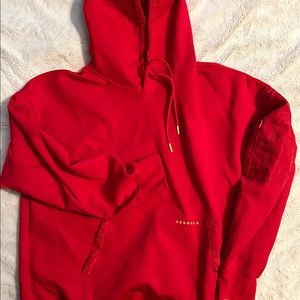 Young LA red hoodie, Xl, worn once